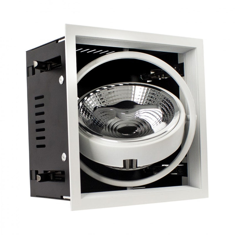 LED-Downlight Strahler 15W CREE-COB Schwenkbar AR111 15W Dimmbar Schnitt 160x160 mm